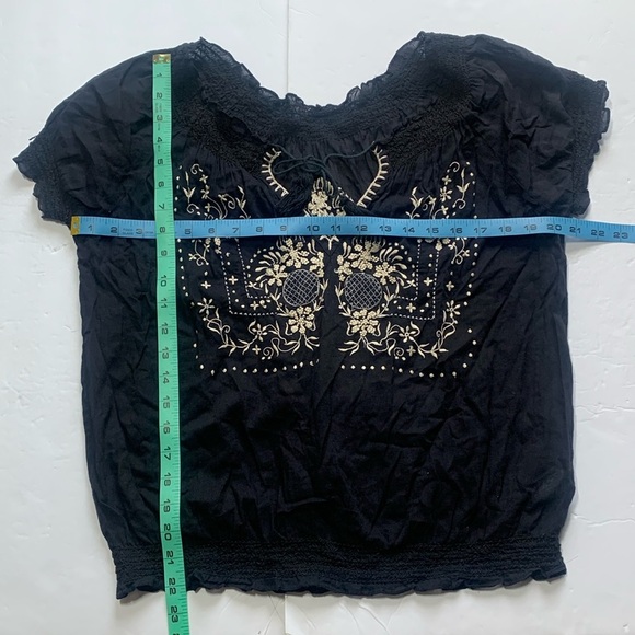 JOIE Sheer Top Black Size Small - Picture 3 of 9